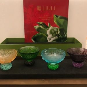 LIULI Living Set of 4 Sake Glasses